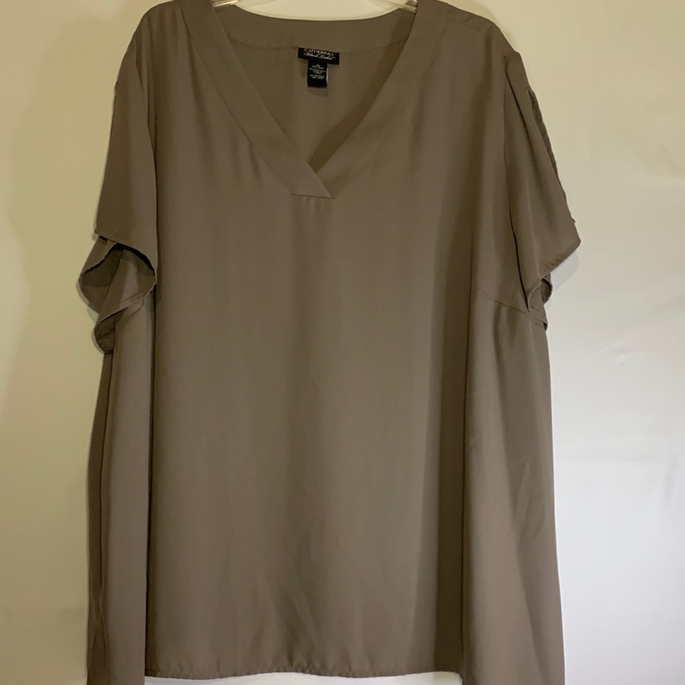 Womens Catherine’s Black Label top 3X 26/28W blouse